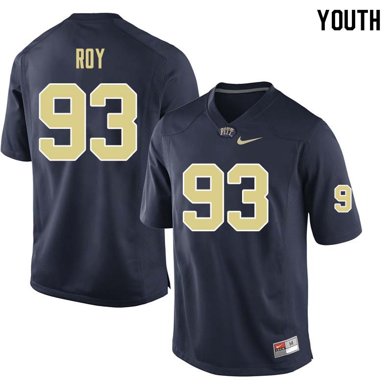 Youth #93 Shane Roy Pittsburgh Panthers College Football Jerseys Sale-Navy